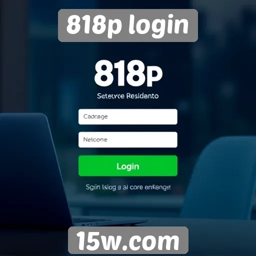 Análise da popularidade do site 818p login entre usuários