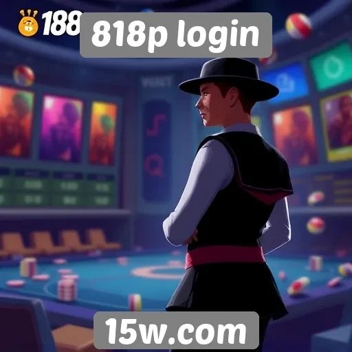 Características do site 818p login para jogadores