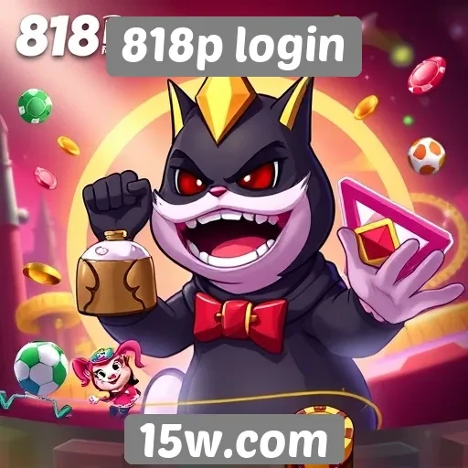 Variedade de jogos disponíveis no 818p login